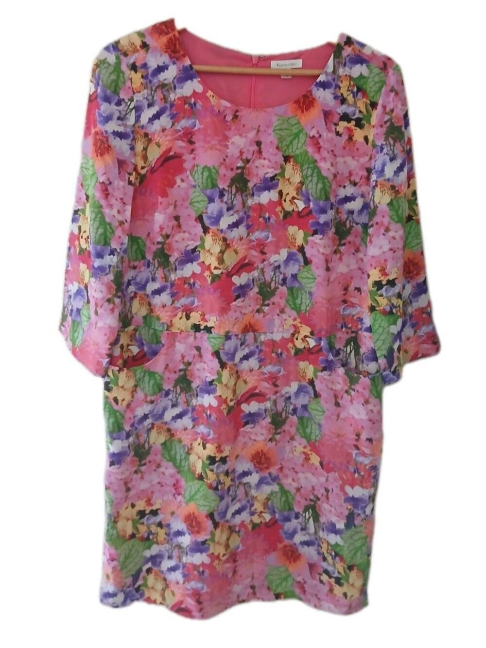 Garnet Hill Silk Shift Dress‎